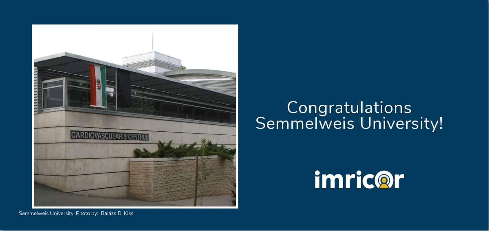 Semmelweis University Heart and Vascular Centre Established as Imricor’s Eleventh iCMR Site
